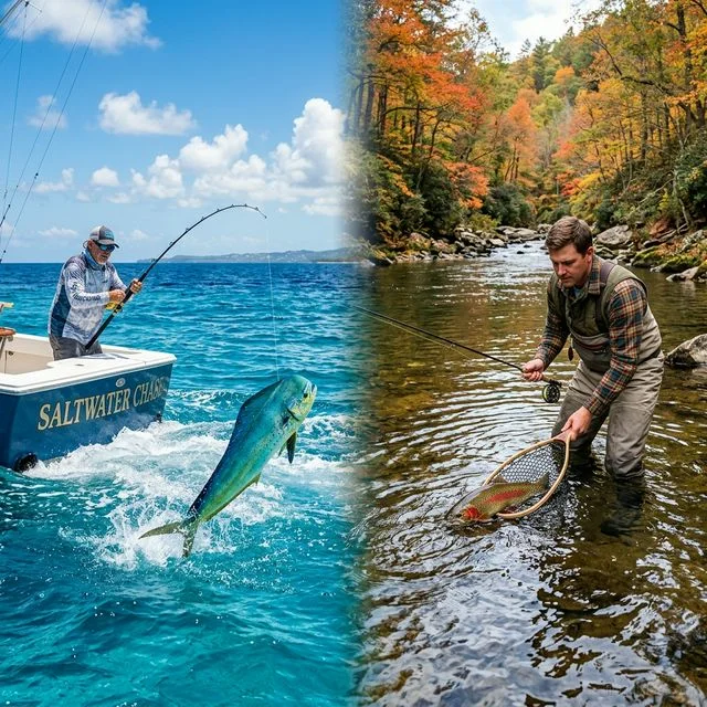 Complete guide to saltwater and freshwater fishing licenses. Learn which states require separate licenses, which include both, and which offer FREE saltwater fishing.