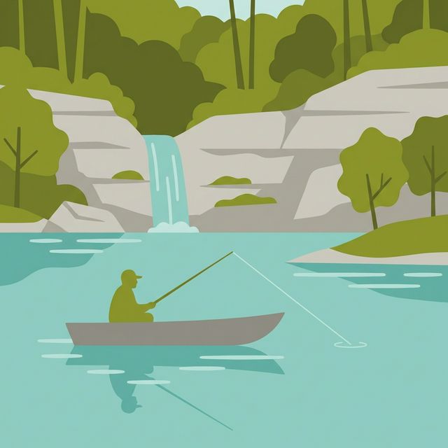 Missouri Ozarks lake fishing