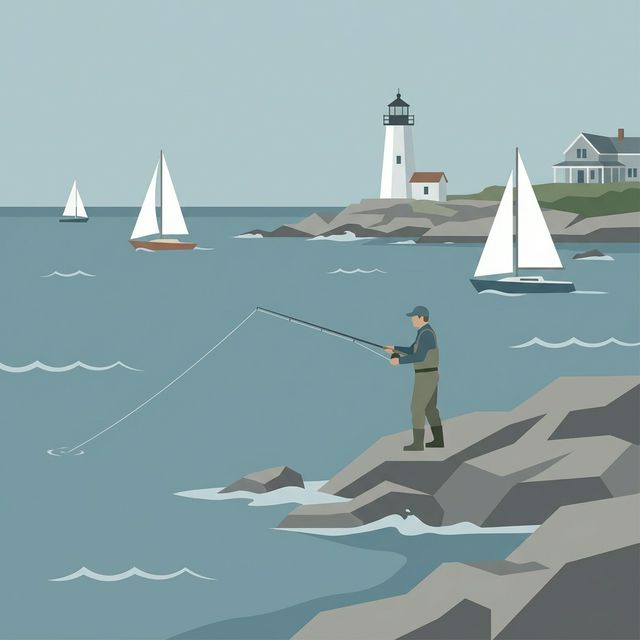 Rhode Island coastal fishing