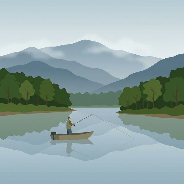 Tennessee River Bass Fishing